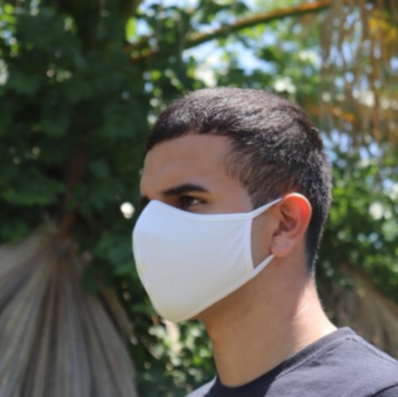 Set of 2 grays Cotton Mask - Picture 3 of 9